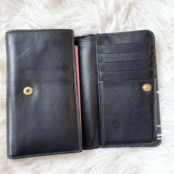 MIU MIU miu miu Bifold Wallet Wallet Genuine Leather Ladies authentic - Picture 7 of 11